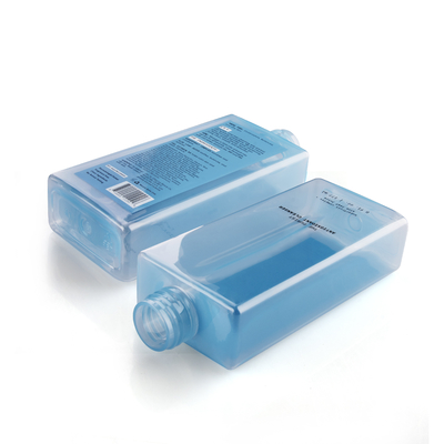 180ML Shiny PET Plastic Rectangle Bottles With MONO Pump For Antioxidant Cleanser