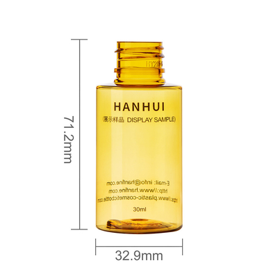 30ml Transparent Color Pet Bottles Includes Lid And Inner Stopper
