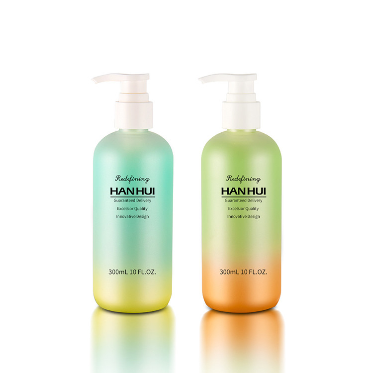 300ml Matte Finish Plastic Bottles Packaging For Shampoo And Conditioner