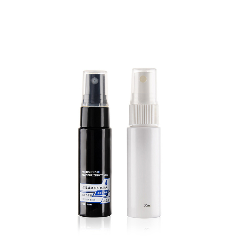 Eco Friendly PET Small Plastic Spray Bottles 1 OZ 30 ML With Secure Cap